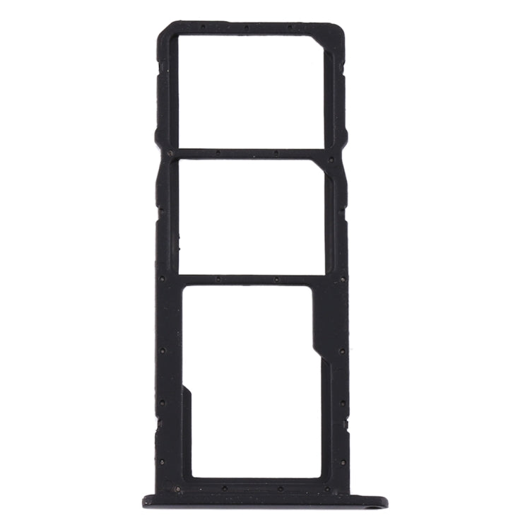 SIM Card Tray + SIM Card Tray + Micro SD Card Tray for Huawei Y6s (2019) (Black)