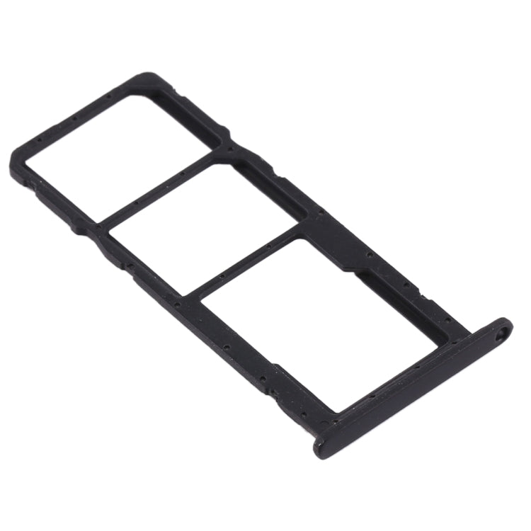SIM Card Tray + SIM Card Tray + Micro SD Card Tray for Huawei Y6s (2019) (Black)