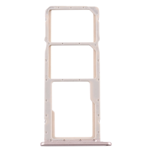 SIM Card Tray + SIM Card Tray + Micro SD Card Tray for Huawei Y6s (2019) (Gold)