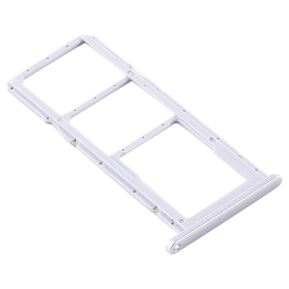 SIM Card Tray + SIM Card Tray + Micro SD Card Tray for Huawei Y6s (2020) (Silver)
