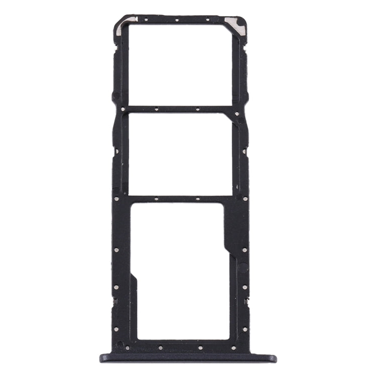 SIM Card Tray + SIM Card Tray + Micro SD Card Tray for Huawei Y6 Pro (2019) (Black)