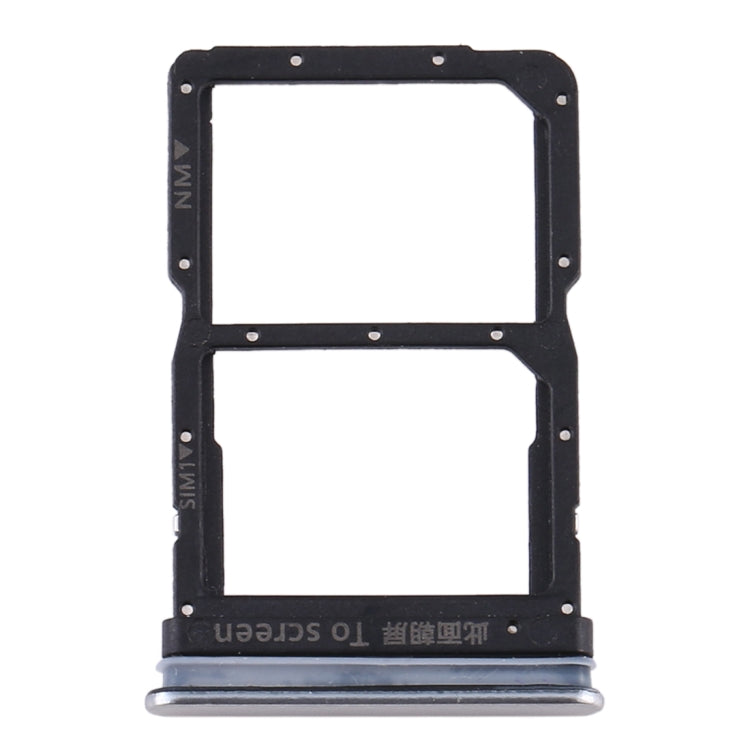 SIM Card Tray + SIM Card Tray for Huawei Honor 30 Youth (Silver)