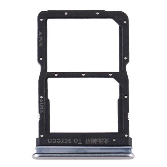 SIM Card Tray + SIM Card Tray for Huawei Honor 30 Youth (Silver)