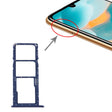 SIM Card Tray + SIM Card Tray + Micro SD Card Tray for Huawei Y6 (2019) (Blue) - Card Socket by PMc TechLife | Online Shopping South Africa | PMc TechLife | Buy Now Pay Later Mobicred