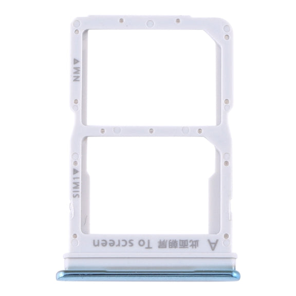 SIM Card Tray + NM Card Tray for Huawei Y8p (Twilight)