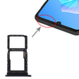 SIM Card Tray + SIM Card Tray / Micro SD Card Tray for Huawei Enjoy Z 5G (Black) - Card Socket by PMc TechLife | Online Shopping South Africa | PMc TechLife | Buy Now Pay Later Mobicred