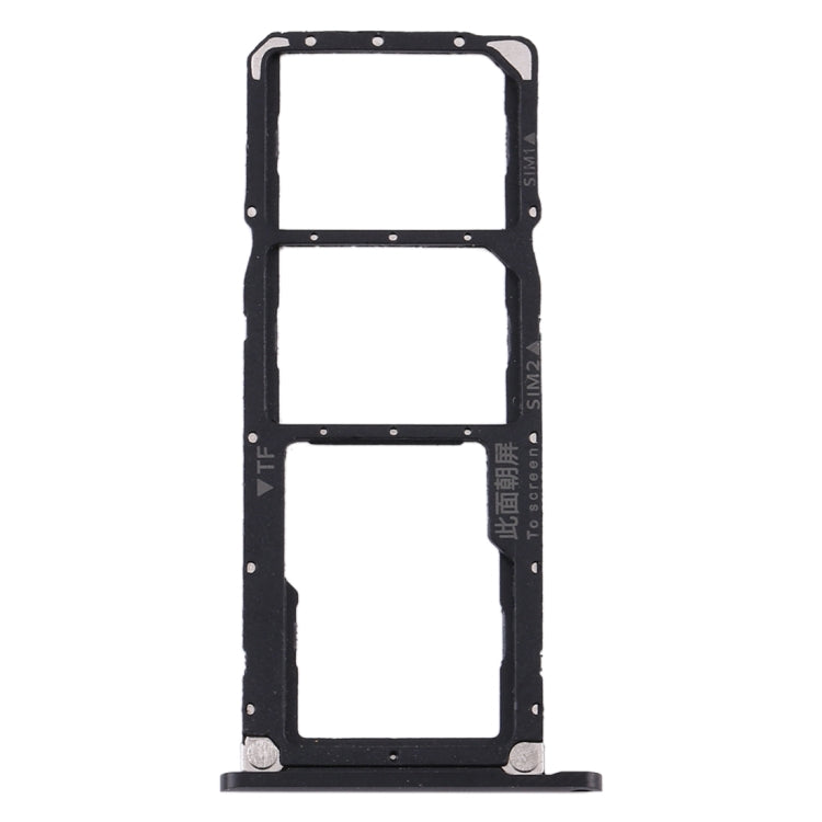 SIM Card Tray + SIM Card Tray + Micro SD Card Tray for Huawei Enjoy Max (Black)