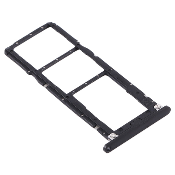 SIM Card Tray + SIM Card Tray + Micro SD Card Tray for Huawei Enjoy Max (Black)