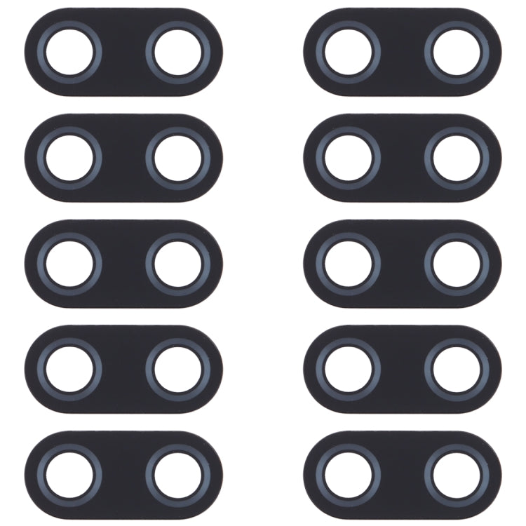 10 PCS Back Camera Lens for Asus Zenfone 5 ZE620KL / ZS620KL(Black)