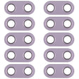 10 PCS Back Camera Lens for Asus Zenfone 5 ZE620KL / ZS620KL(Purple) - Camera by PMC TechLife | Online Shopping South Africa | PMC TechLife | Buy Now Pay Later Mobicred