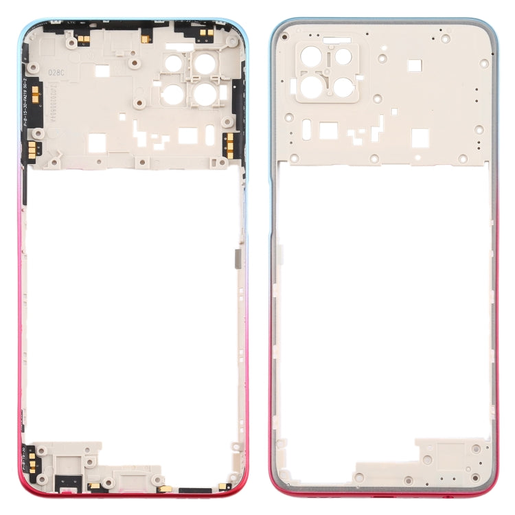 For OPPO A72 5G PDYM20 Middle Frame Bezel Plate (Blue)