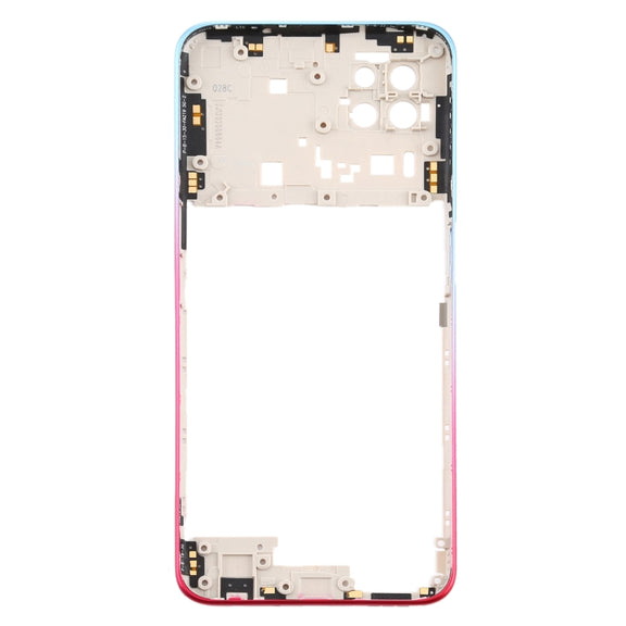 For OPPO A72 5G PDYM20 Middle Frame Bezel Plate (Blue)
