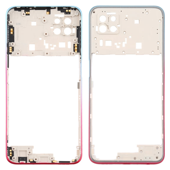 For OPPO A72 5G PDYM20 Middle Frame Bezel Plate (Blue)