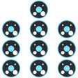 10 PCS Camera Lens Cover for Nokia C5 Endi (Blue) - Camera by PMC TechLife | Online Shopping South Africa | PMC TechLife