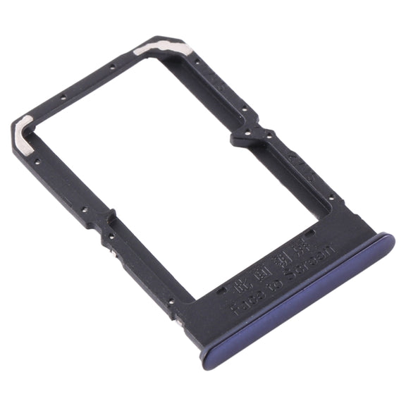 For OPPO A92S/Reno4 Z 5G PDKM00 SIM Card Tray + SIM Card Tray (Black)
