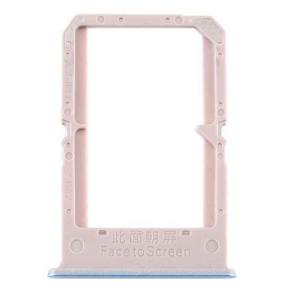 For OPPO A72 5G / K7X 5G / A53 5G SIM Card Tray + SIM Card Tray(Blue)