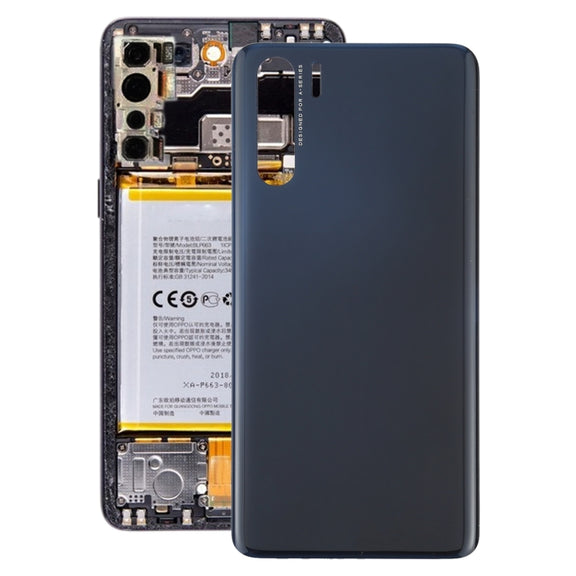 For OPPO A91/F15 PCPM00 CPH2001 CPH2021 Battery Back Cover (Black)
