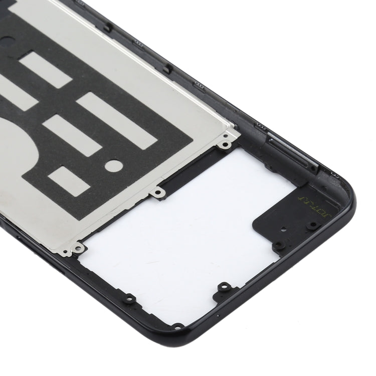For Vivo Y70s Middle Frame Bezel Plate(Black)