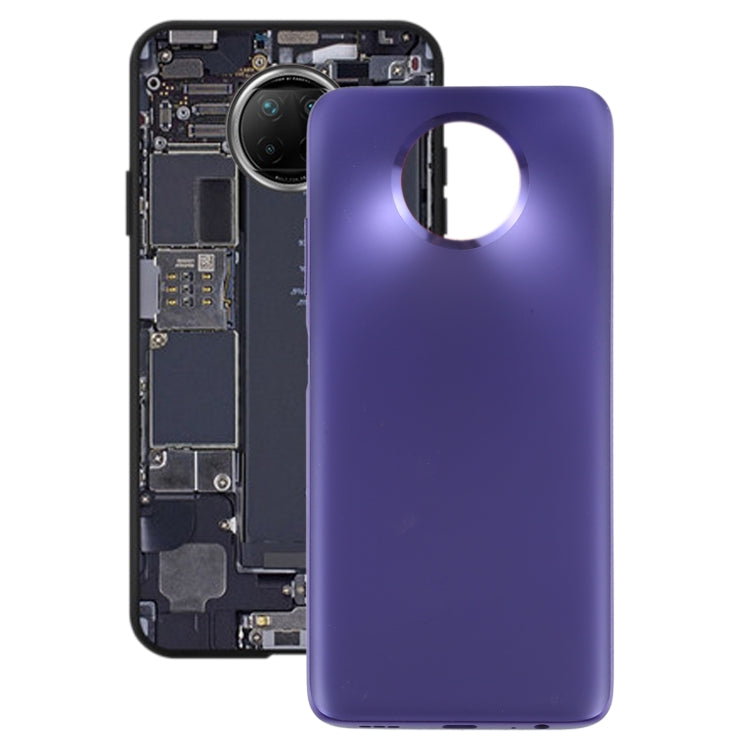 Original Battery Back Cover for Xiaomi Redmi Note 9 5G / Redmi Note 9T M2007J22G M2007J22C(Purple)