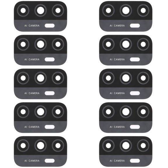 For OPPO A33 (2020) / A53s 4G / A11s / A32 / A53 (2020) CPH2127 PDVM00 10pcs Back Camera Lens