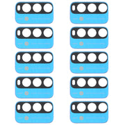 10 PCS Back Camera Lens for Xiaomi Redmi Note 9 4G M2010J19SC (Blue)