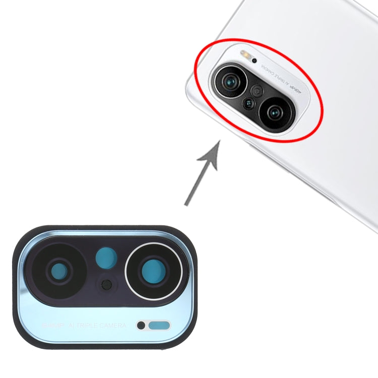 Camera Lens Cover for Xiaomi Redmi K40 (48MP) M2012K11AC (Blue)