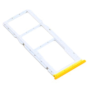 SIM Card Tray + SIM Card Tray + Micro SD Card Tray for Xiaomi Poco M3 M2010J19CG M2010J19CI (Yellow)