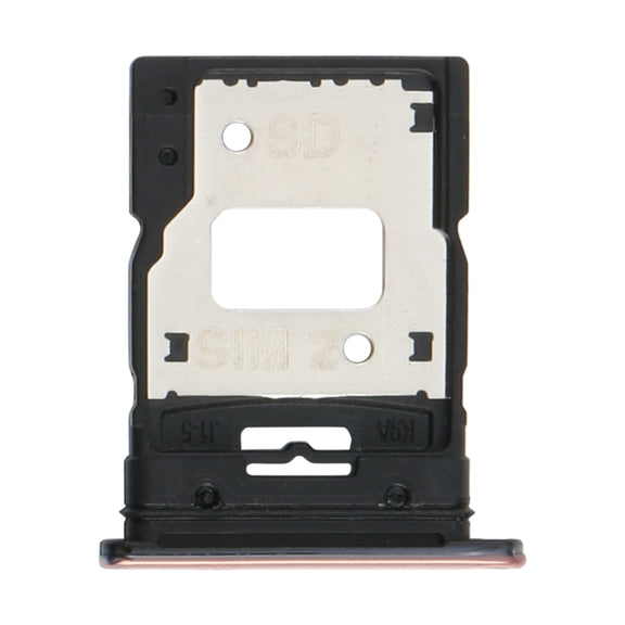 SIM Card Tray + SIM Card Tray / Micro SD Card Tray for Xiaomi Mi 11 Lite/11 Lite 5G NE M2101K9AG(Gold)