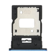 SIM Card Tray + SIM Card Tray / Micro SD Card Tray for Xiaomi Mi 11 Lite/11 Lite 5G NE M2101K9AG(Blue) - Card Tray by PMC TechLife | Online Shopping South Africa | PMC TechLife | Buy Now Pay Later Mobicred