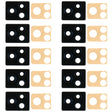 For Vivo iQOO 7 V2049A 10pcs Back Camera Lens - Camera Parts by PMC TechLife | Online Shopping South Africa | PMC TechLife | Buy Now Pay Later Mobicred
