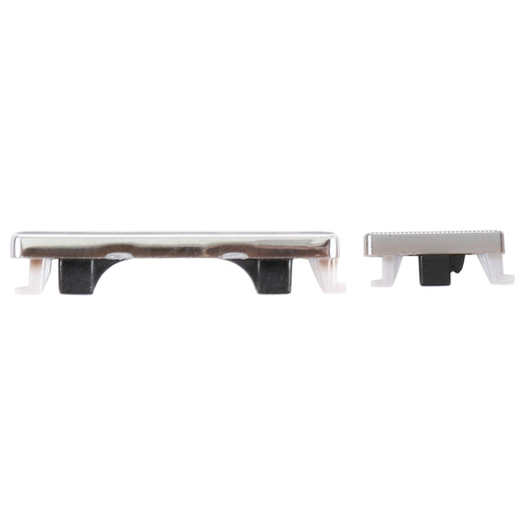 Power Button and Volume Control Button for Motorola Moto One Action XT2013-1 XT2013-2 XT2013-4 (Silver)