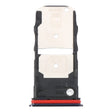 SIM Card Tray + Micro SD Card Tray for Motorola Moto Edge+ (Black) - Card Socket by PMc TechLife | Online Shopping South Africa | PMc TechLife | Buy Now Pay Later Mobicred