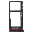 SIM Card Tray + Micro SD Card Tray for Motorola Moto One Vision / P50 (Blue) - Card Socket by PMc TechLife | Online Shopping South Africa | PMc TechLife | Buy Now Pay Later Mobicred