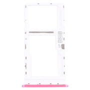 SIM Card Tray + SIM Card Tray / Micro SD Card Tray for Motorola Moto G10 XT2127-2 (Red)