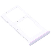 SIM Card Tray + SIM Card Tray / Micro SD Card Tray for Motorola Moto G10 XT2127-2 (Silver)