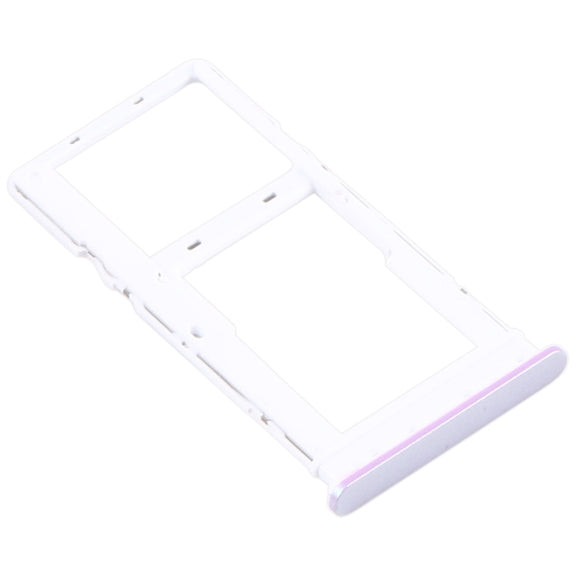 SIM Card Tray + SIM Card Tray / Micro SD Card Tray for Motorola Moto G10 XT2127-2 (Silver)