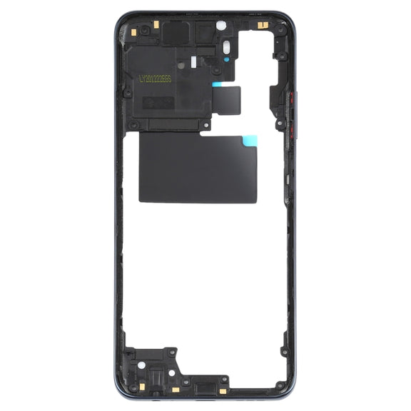 Middle Frame Bezel Plate for Xiaomi Redmi Note 10 M2101K7AI M2101K7AG(Black)