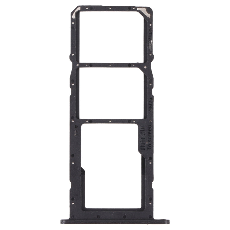 SIM Card Tray + SIM Card Tray + Micro SD Card Tray for Huawei Enjoy 20 SE 4G(Black)