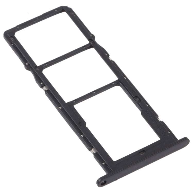 SIM Card Tray + SIM Card Tray + Micro SD Card Tray for Huawei Enjoy 20 SE 4G(Black)
