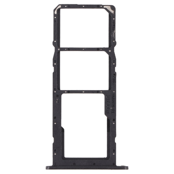 SIM Card Tray + SIM Card Tray + Micro SD Card Tray for Huawei Enjoy 20 SE 4G(Black)