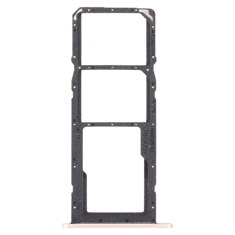 SIM Card Tray + SIM Card Tray + Micro SD Card Tray for Huawei Enjoy 20 SE 4G(Gold)