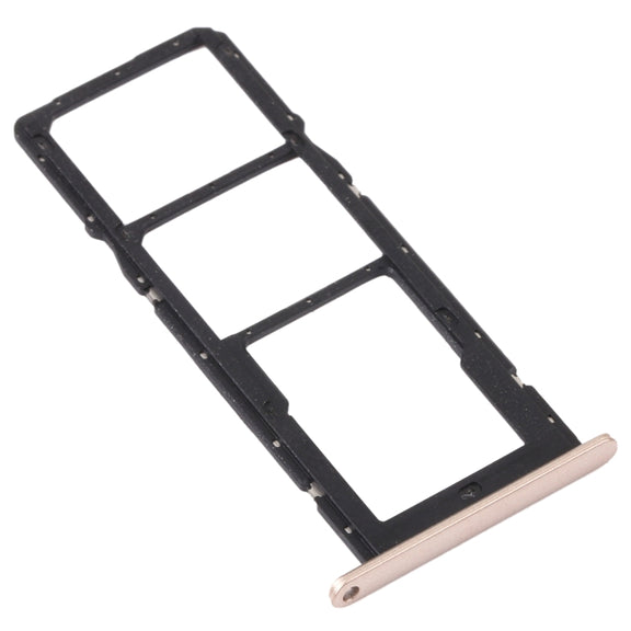 SIM Card Tray + SIM Card Tray + Micro SD Card Tray for Huawei Enjoy 20 SE 4G(Gold)