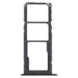 SIM Card Tray + SIM Card Tray + Micro SD Card Tray for Huawei Y7a (Black) - Card Socket by PMc TechLife | Online Shopping South Africa | PMc TechLife | Buy Now Pay Later Mobicred