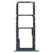 SIM Card Tray + SIM Card Tray + Micro SD Card Tray for Huawei Y7a (Green)