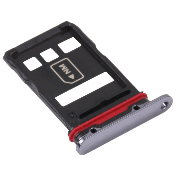 SIM Card Tray + NM Card Tray for Huawei Mate 40 Pro (Black)
