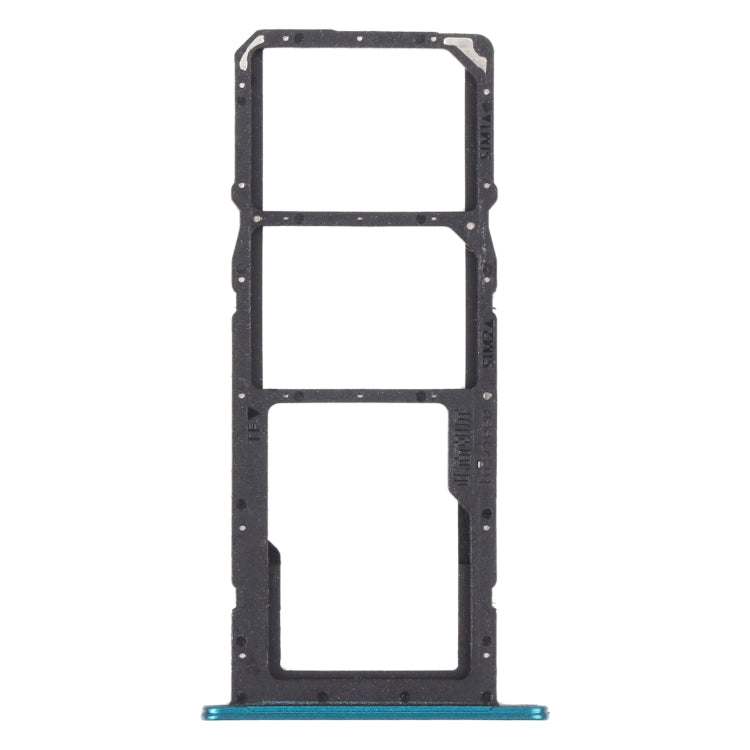 SIM Card Tray + SIM Card Tray + Micro SD Card Tray for Huawei P Smart 2021 (Green)