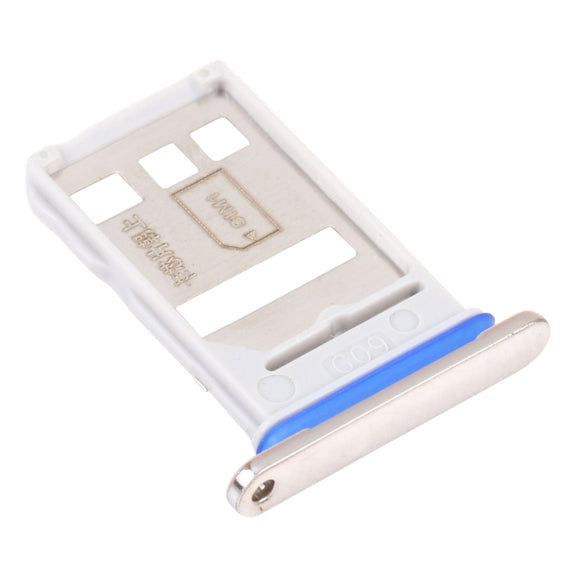 SIM Card Tray + NM Card Tray for Huawei Enjoy 20 Plus 5G (Silver)