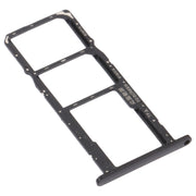 SIM Card Tray + SIM Card Tray + Micro SD Card Tray for Honor 8S 2020 (Black)