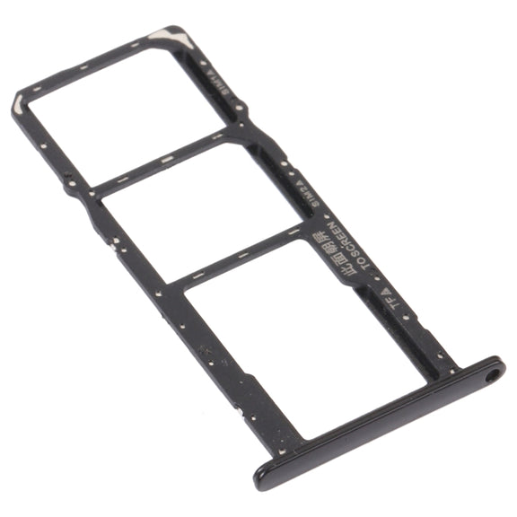 SIM Card Tray + SIM Card Tray + Micro SD Card Tray for Honor 8S 2020 (Black)