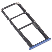 SIM Card Tray + SIM Card Tray + Micro SD Card Tray for Huawei Y5p (Blue)